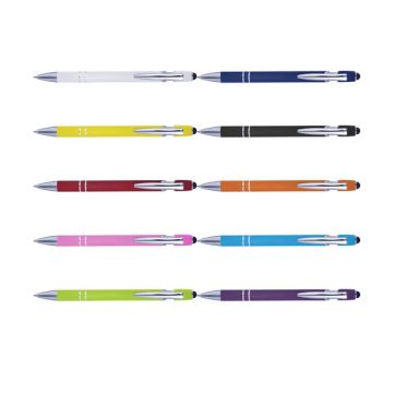 Balpen-met-stylus-Blauwschrijvend-bedrukken