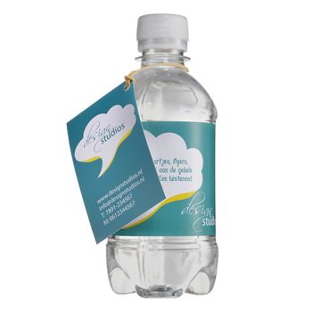 Bronwater-met-draaidop-en-visitekaartje-RPET-330-ml-bedrukken