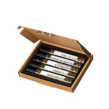 Deluxe-theeproeverij-giftbox-Cocktails-5-Single-serve-thee-tubes-bedrukken