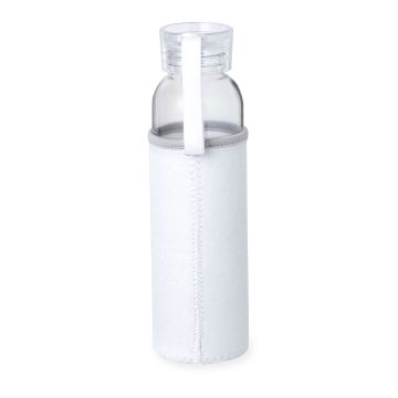 Glazen-waterfles-met-softshell-hoes-500-ml-bedrukken