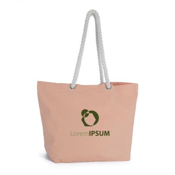 Kimood-strandtas-met-gevlochten-draaghengsels-Katoen-53-x-38-cm-31-liter-bedrukken