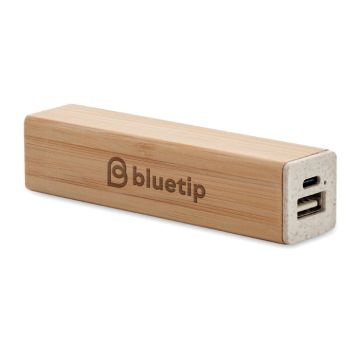 Powerbank-bamboe-2600-mAh-USB-C-bedrukken
