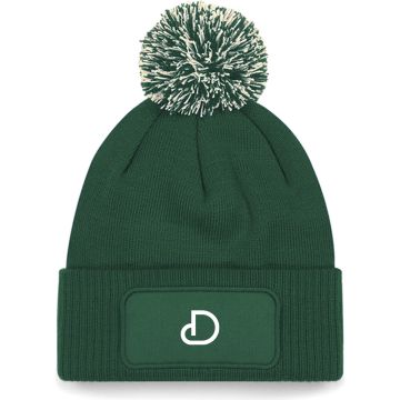 Snowstar-acryl-beanie-Met-pompon-en-patch-bedrukken