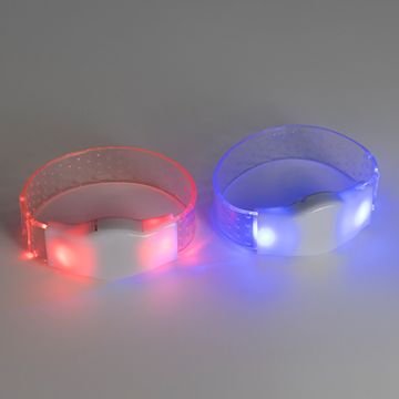 Sound-activated-transparante-LED-armband-bedrukken