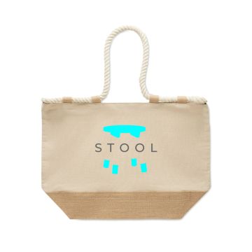 Strandtas-katoenen-canvas-en-jute-50-x-34-cm-280gm-bedrukken