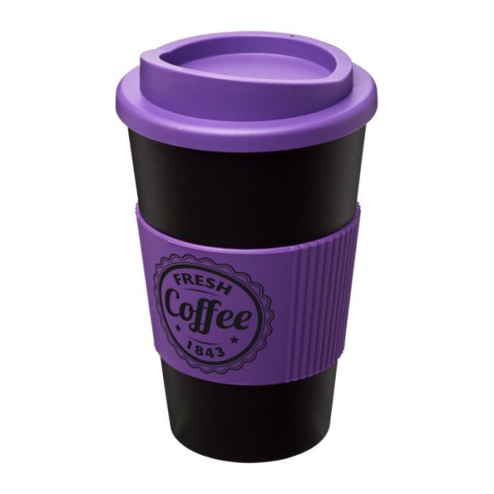 Americano® koffiebeker met siliconen grip | 350 ml