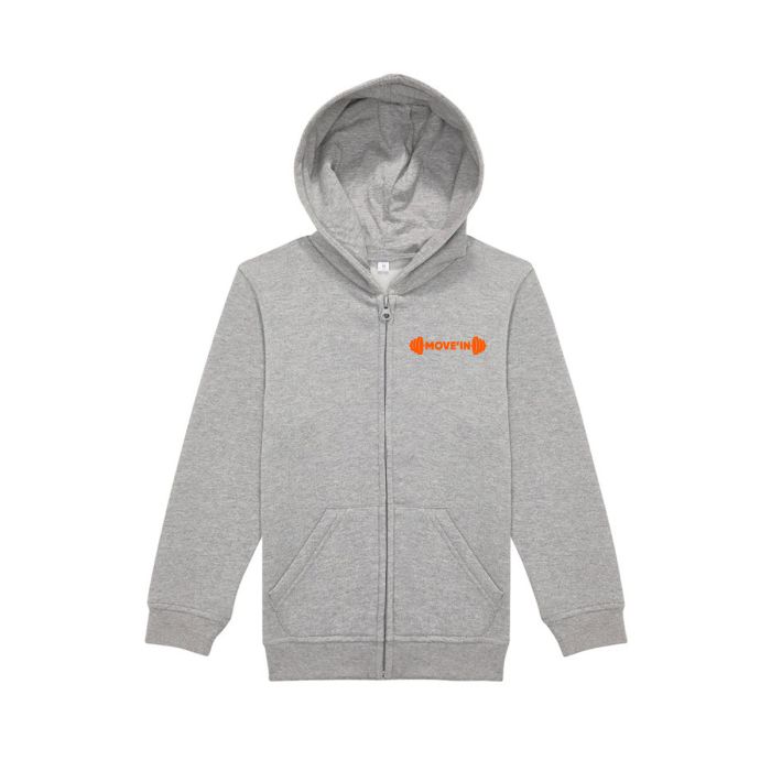 B&C ID.334 Kids hoodie met ritssluiting | 280 g/m²