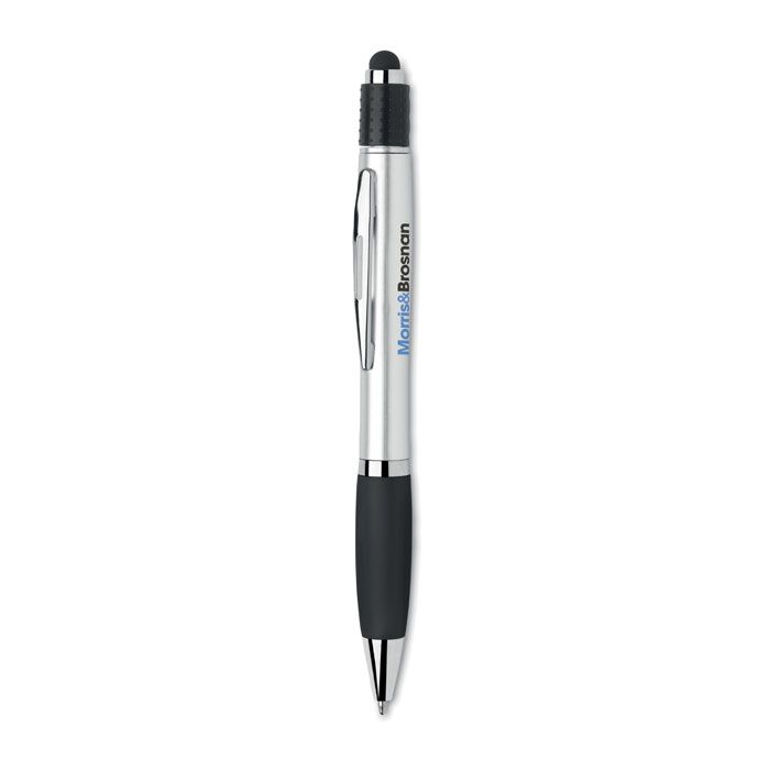 Balpen met anti-stress spinner en styluspunt