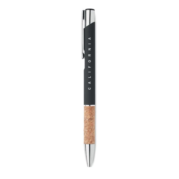 Balpen met kurken grip | Gerecycled aluminium