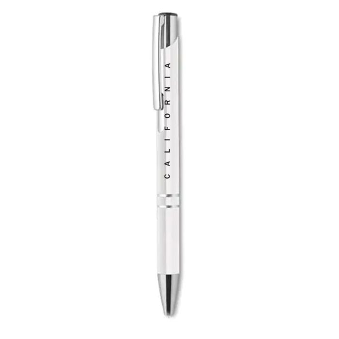 Balpen met zilveren details | Gerecycled aluminium