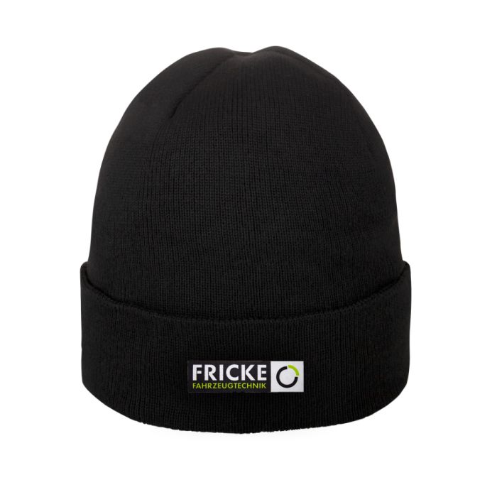 Beanie met full color label | RPET