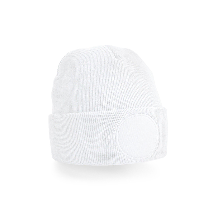 Beechfield Acryl beanie | Met ronde patch