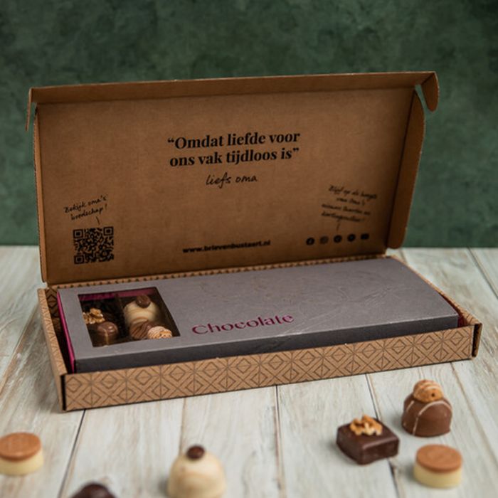 Brievenbus cadeau | Callebaut Bonbons | Luxe