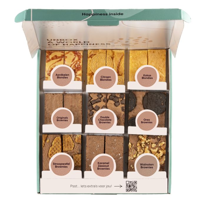 Browniebox | 18 stuks | brievenbus cadeau