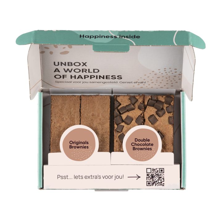 Browniebox | 4 stuks | brievenbus cadeau