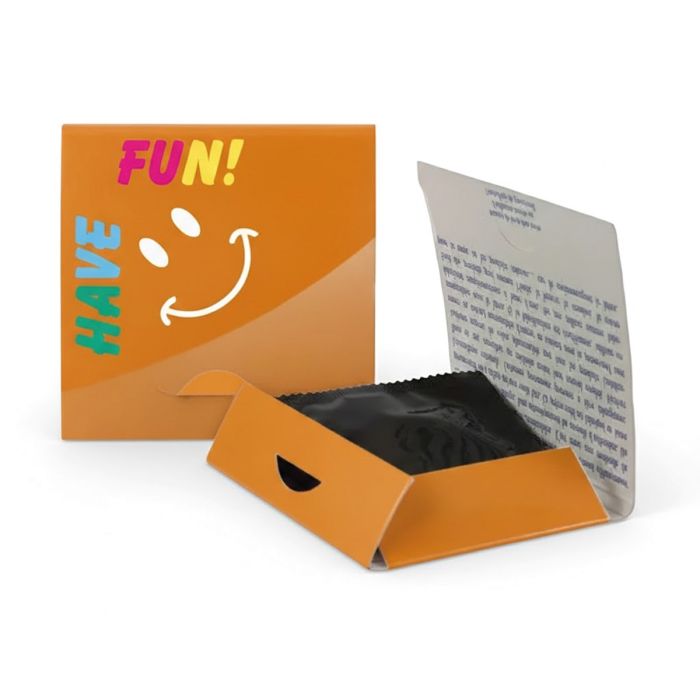 Condoom met eigen bedrukking in envelop