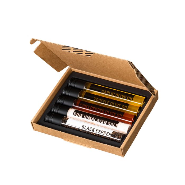 Deluxe kook giftbox | Something's cooking | 5 Single serve tubes