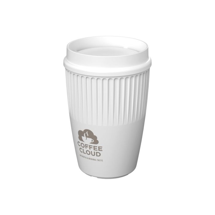 Drinkbeker met 360° deksel | Gerecycled kunststof | 350 ml