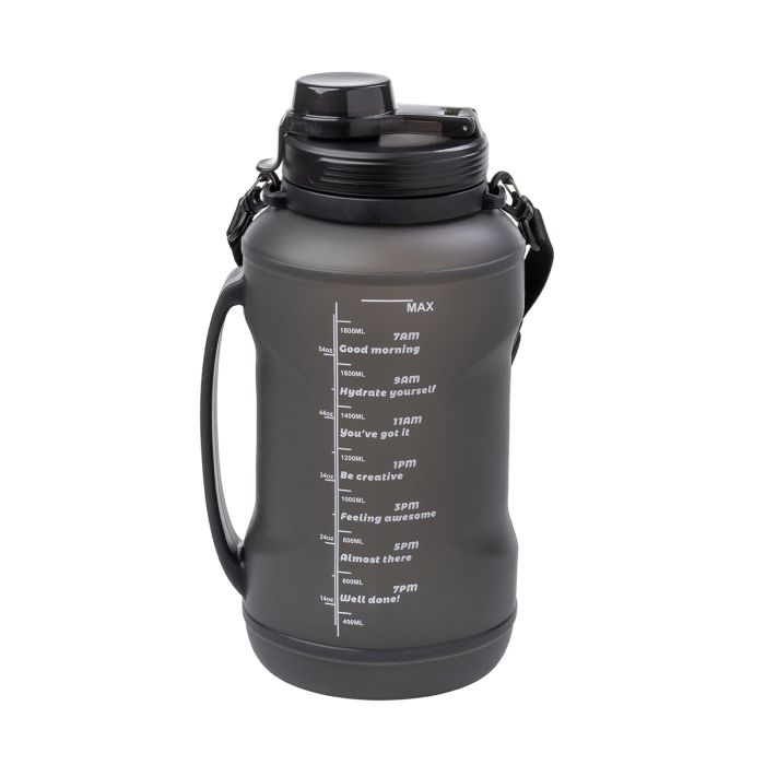 Duradis opvouwbare siliconen waterfles | Met inhoudsindicatie | 2 liter