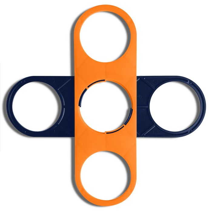 Festitray 2.0 custom bekerhouder | 5 bekers | Tweekleurig