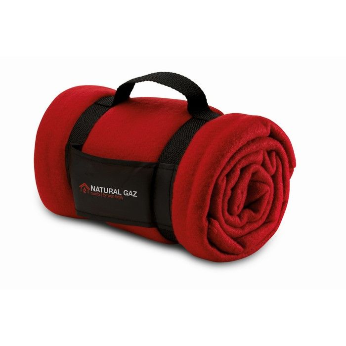 Fleecedeken met handvat | 120 x 150 cm | 180 g/m²