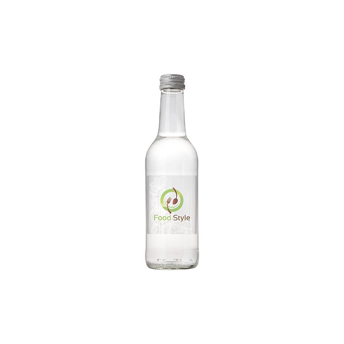 Good Box Fles EventGoodz Glazen fles met bronwater | 330 ml bedrukken? | EventGoodz.nl