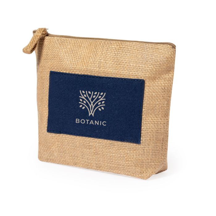 Jute toilettas | Katoen | met rits