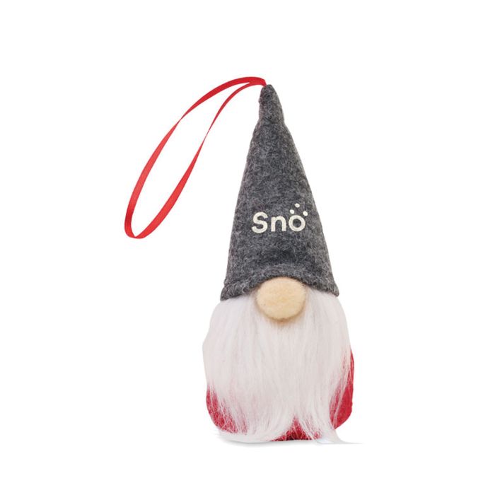 Kabouter kerstboomhanger | Gerecycled vilt | 5 x 13 cm