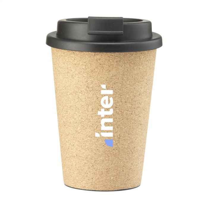 Kurken koffie-to-go beker | Polypropyleen | 350 ml