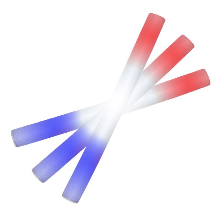 LED foam sticks | rood-wit-blauw