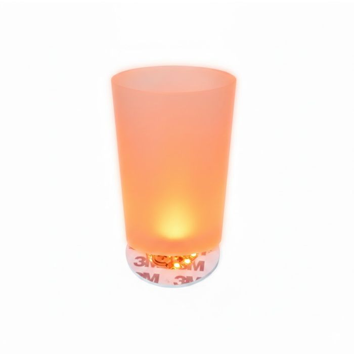 LED onderzetter met 2 lichtstanden |  Ø 6 cm | 6 LED