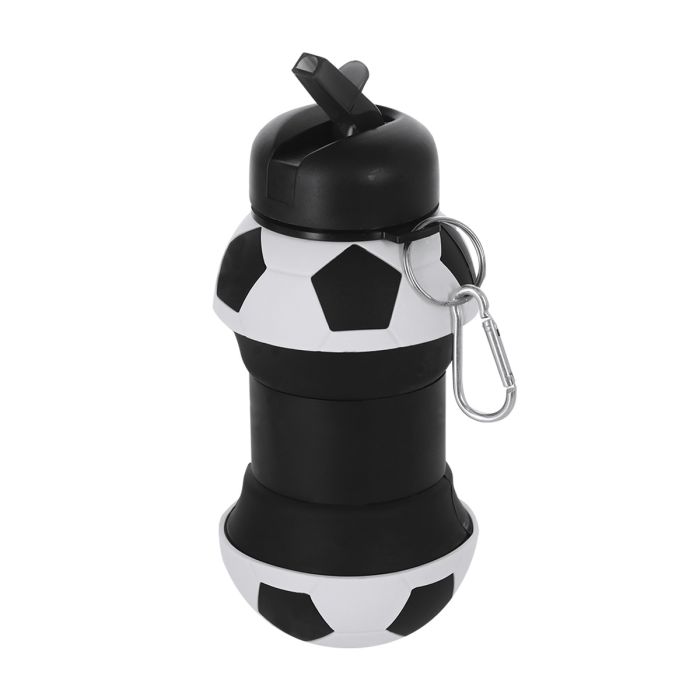 Opvouwbare siliconen waterfles | Voetbal | 550 ml