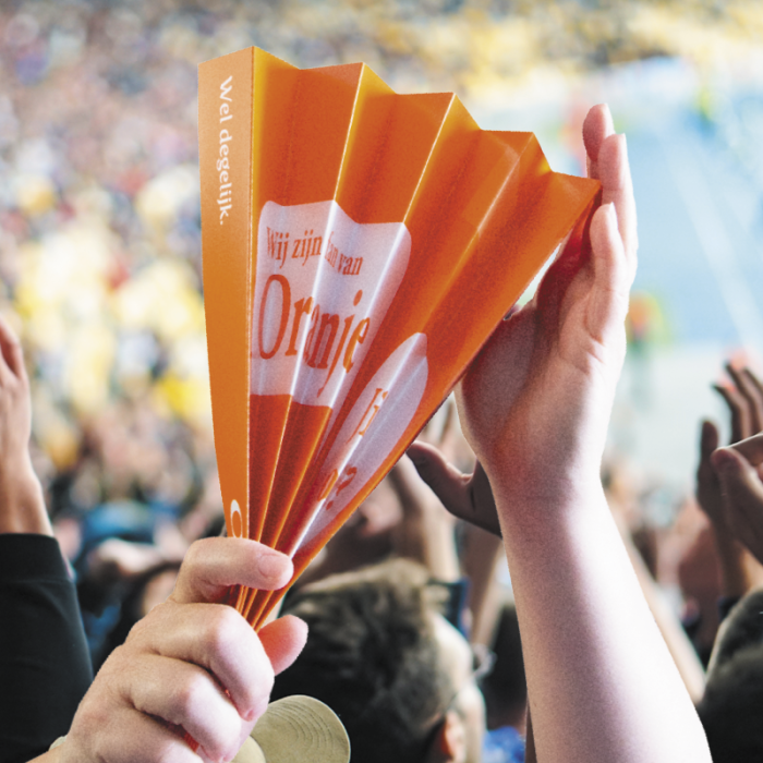 Papieren fanklappers