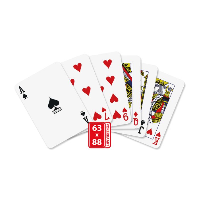 Pokerkaarten met doosje | 63 x 88 mm