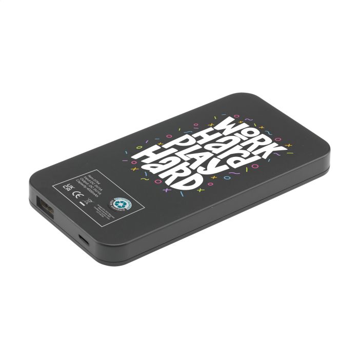 Powerbank zonne-energie | Gerecycled ABS | 4000 mAh