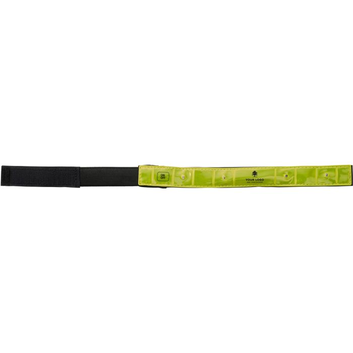 Reflecterende armband | LED | Nylon | Met klittenband