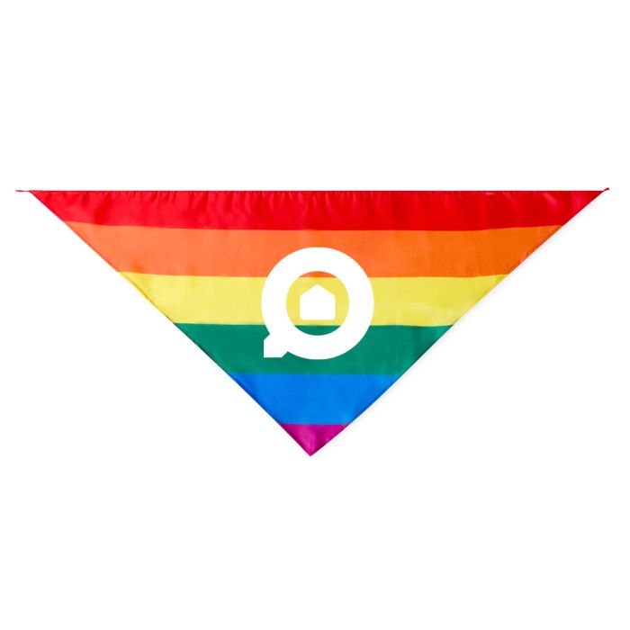 Regenboog bandana | 100 x 70 cm | 170T polyester