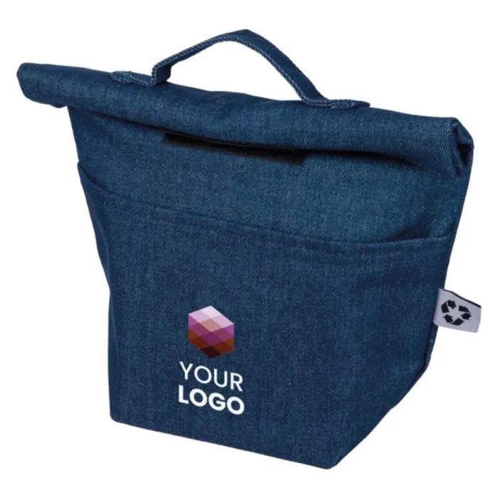 Roll-top koeltas | Gerecycled denim | 8 liter