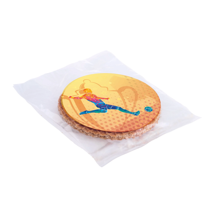 Roomboter stroopwafel in transparant zakje