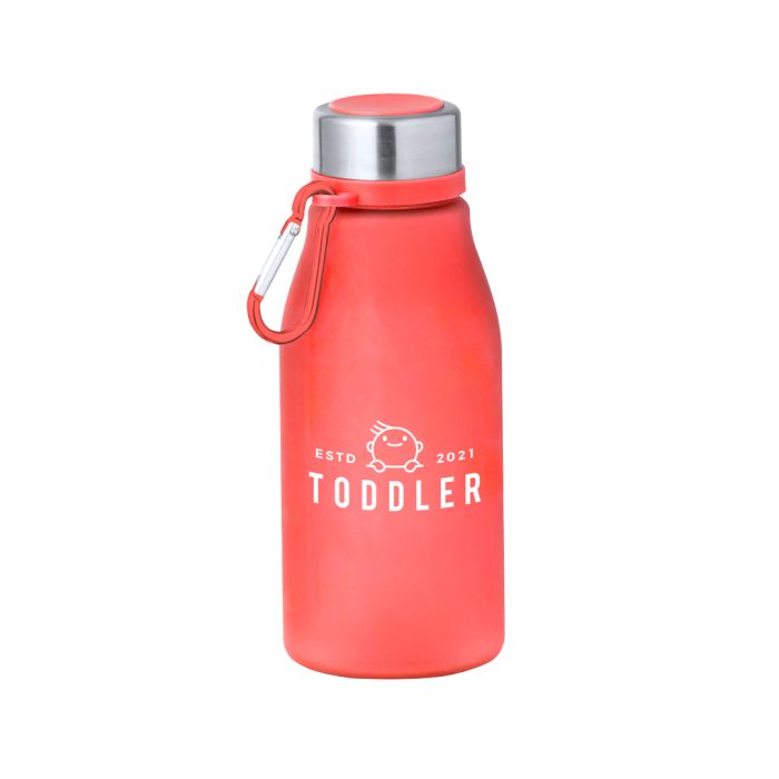 RPET waterfles met karabijnhaak | 370 ml