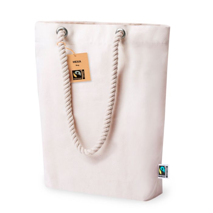 Strandtas Fairtrade katoen | 38 x 45 cm | 280 g/m²