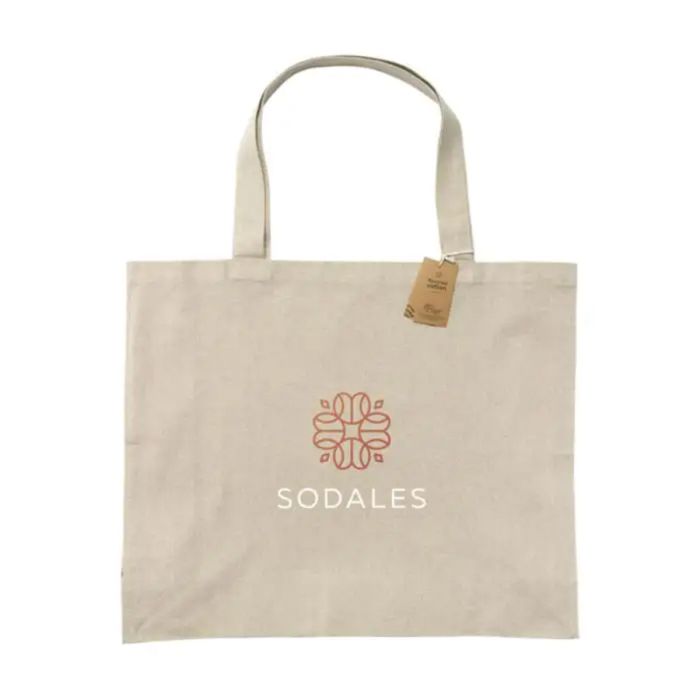 Strandtas | Gerecycled katoen en polyester | 210 g/m² | 35 liter