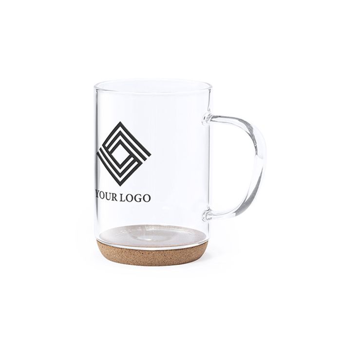 Theeglas | met kurkbodem | 450 ml