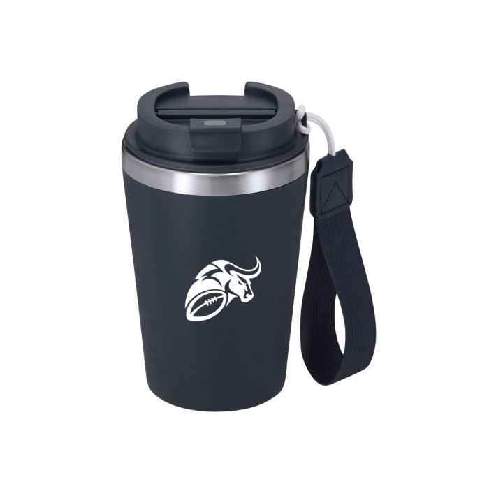 Thermosbeker met draaglus | Gerecycled polypropyleen | 350 ml
