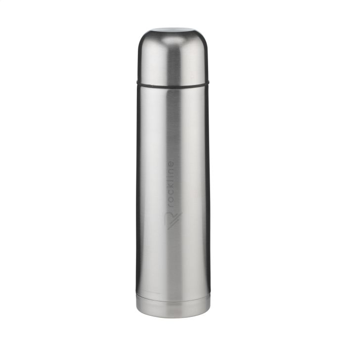 Thermosfles met drinkbeker | Gerecycled RVS | 1L