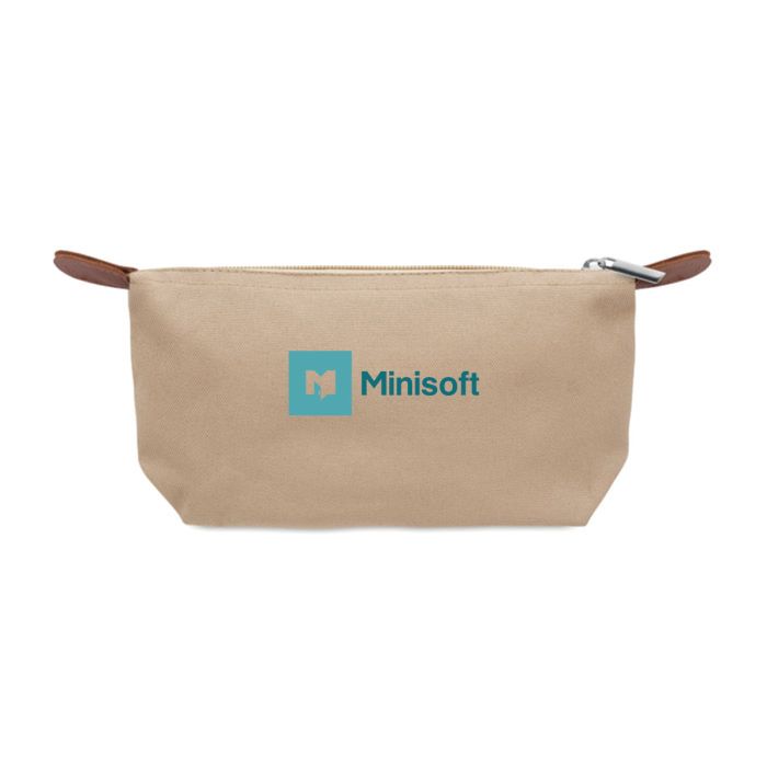 Toilettas met PU details | 600D RPET polyester | 20 x 12 cm