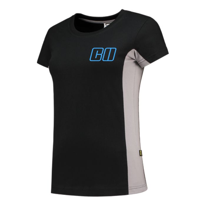 Tricorp T-shirt Bicolor | Dames | Katoen | 190 g/m²