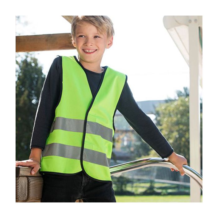 Veiligheidshesje Hi-Vis voor kinderen met klittenband