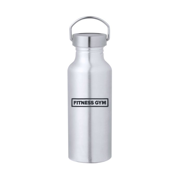 Waterfles | Gerecycled aluminium | Handvat | 650 ml