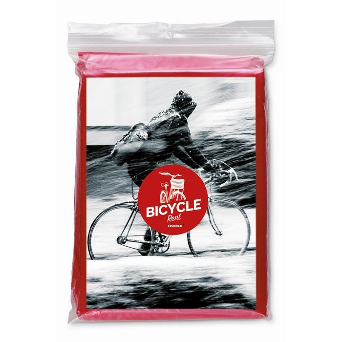 Wegwerp regenponcho met capuchon | Basic